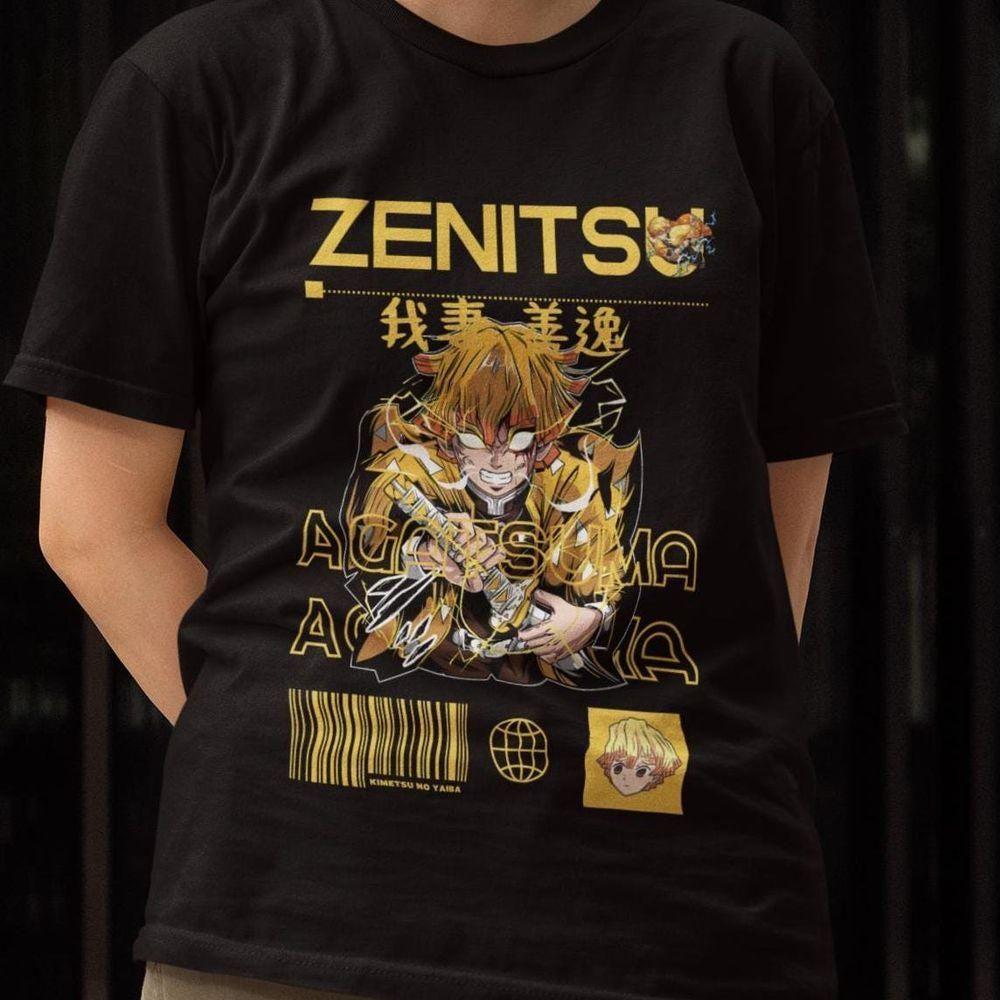 Zenitsu Agatsuma Demon Slayer Kimetsu No Yaiba Anime Manga Kawaii Vuitino Apparel Zenitsu Agatsuma Demon Slayer Kimetsu No Yaiba Anime Manga Kawaii Vuitino Apparel